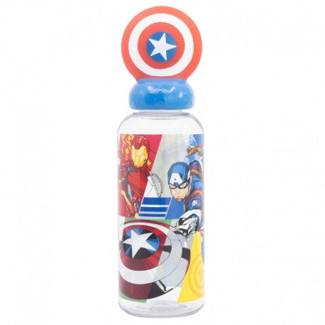 3D FIGURE BOTTLE 560 ML CAPTAIN AMERICA