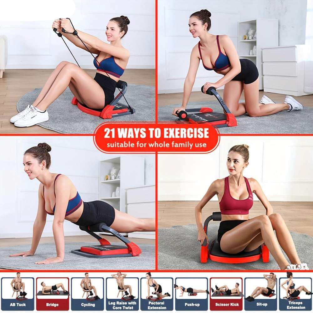 6-in-1 Abdominal Trainer Home Gym Equipment