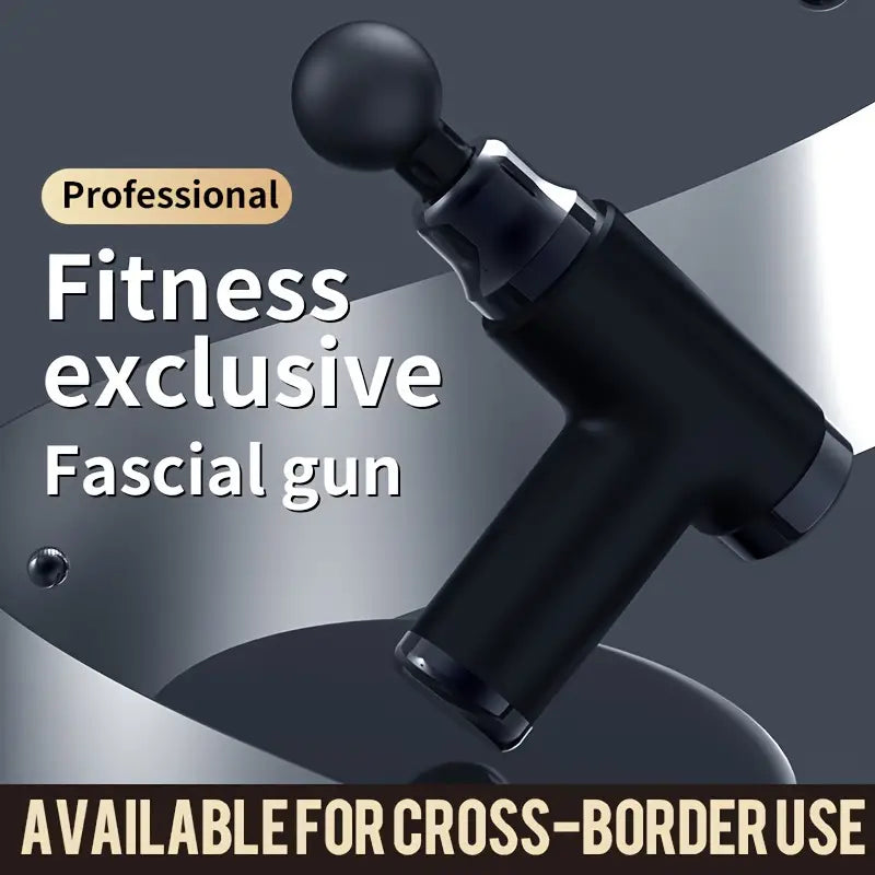 NNETM 1pc Portable Mini Massage Gun - Deep Tissue Muscle Massager (Black)