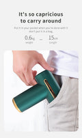 NNEDSZ Compact Green Massage Gun - Deep Tissue Muscle Massager with 4 Interchangeable Heads